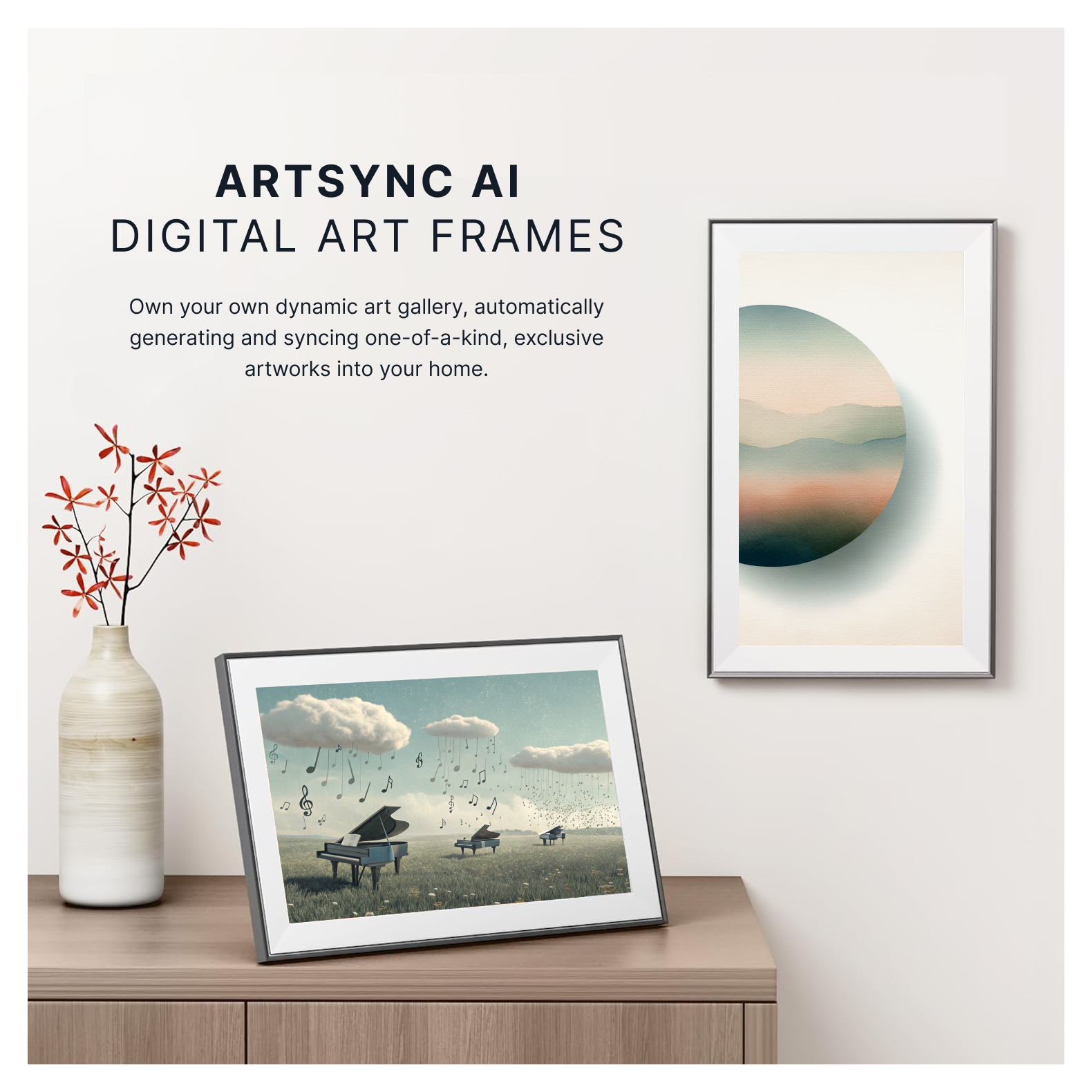 ArtSync AI Frame - 15.6 Inch Digital Display